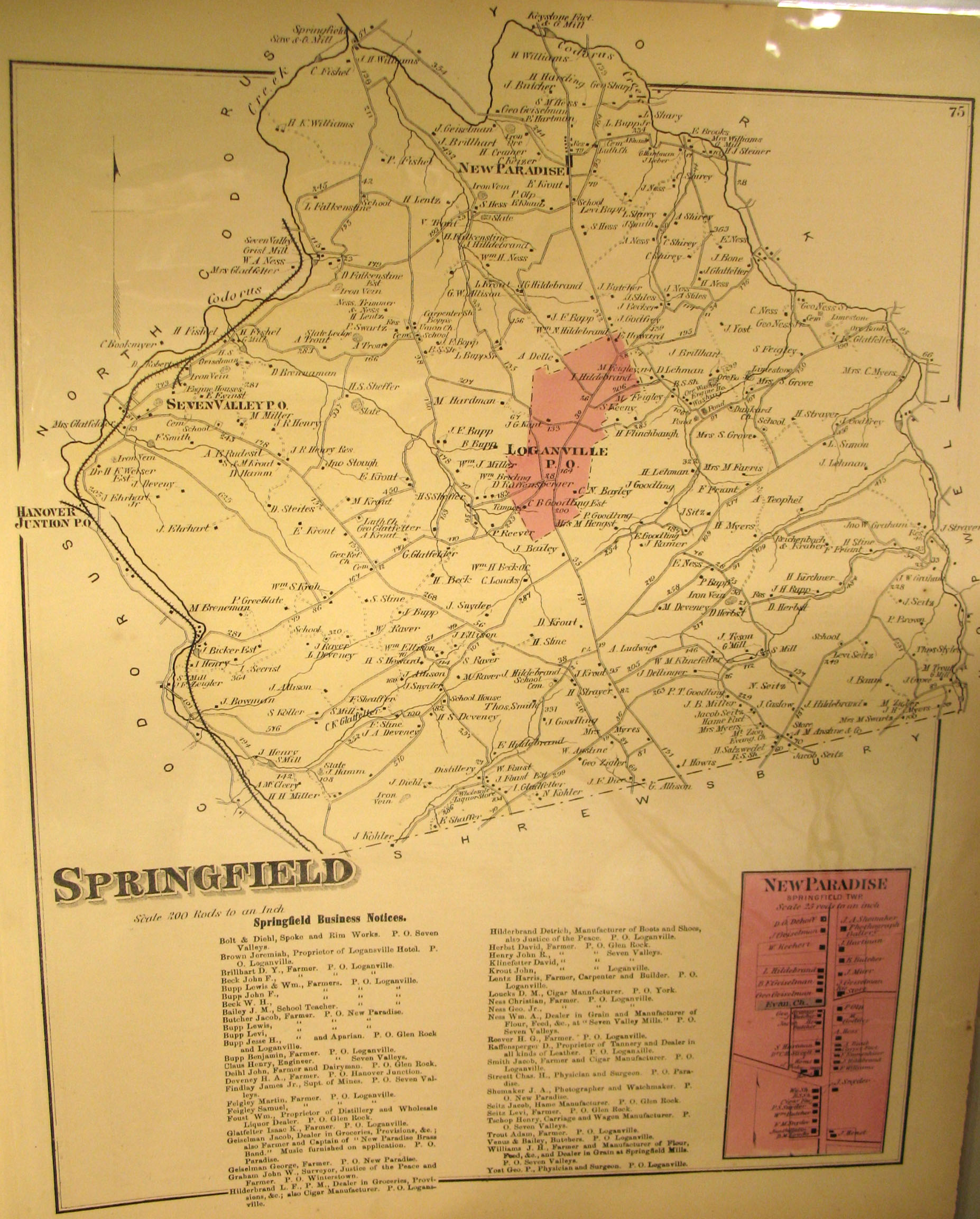 York County Landowners Ancestor Tracks